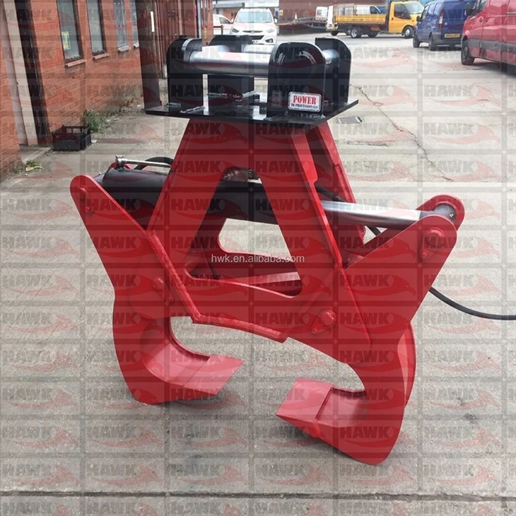 Excavator Log Cracker