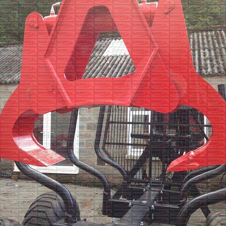 Excavator Log Cracker