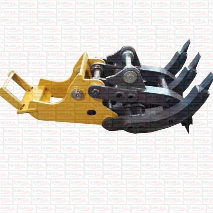 6ton Excavator Attachments Mechanical Timber Grapple