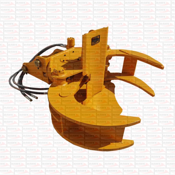 Double Grapples Hydraulic Tree Shear
