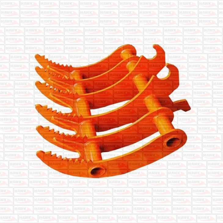 Excavator Attached Mini Root Rake