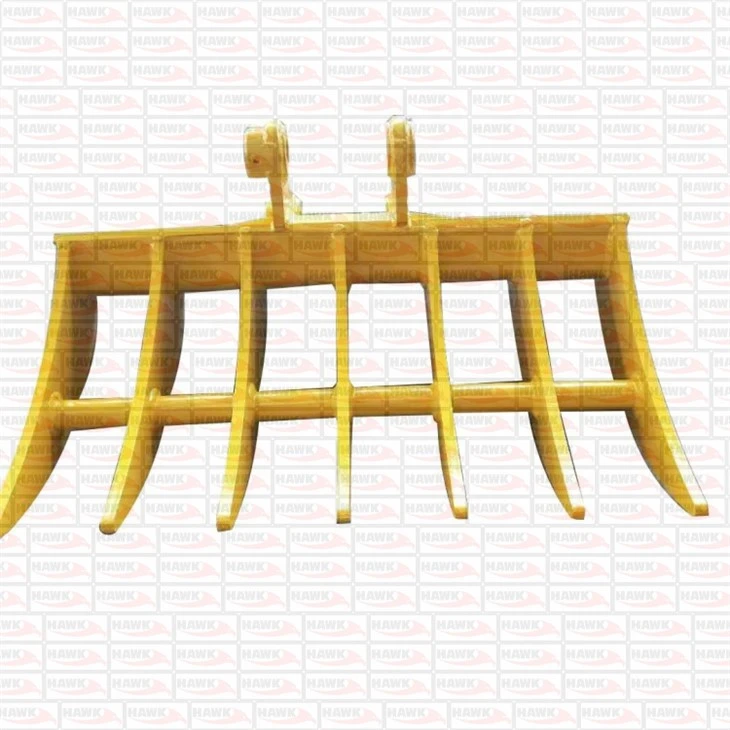 Excavator Attached Mini Root Rake