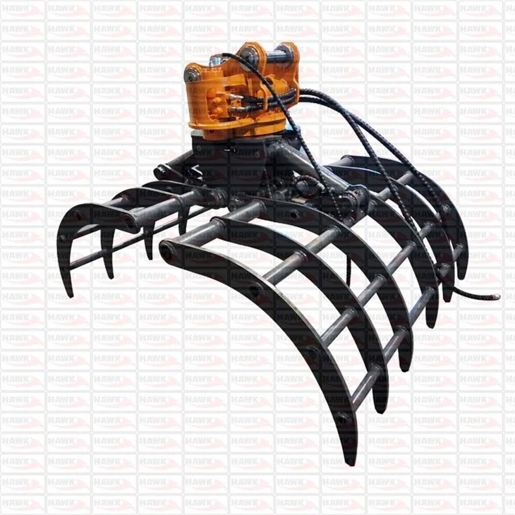 Hydraulic Grass Grapple Attachment